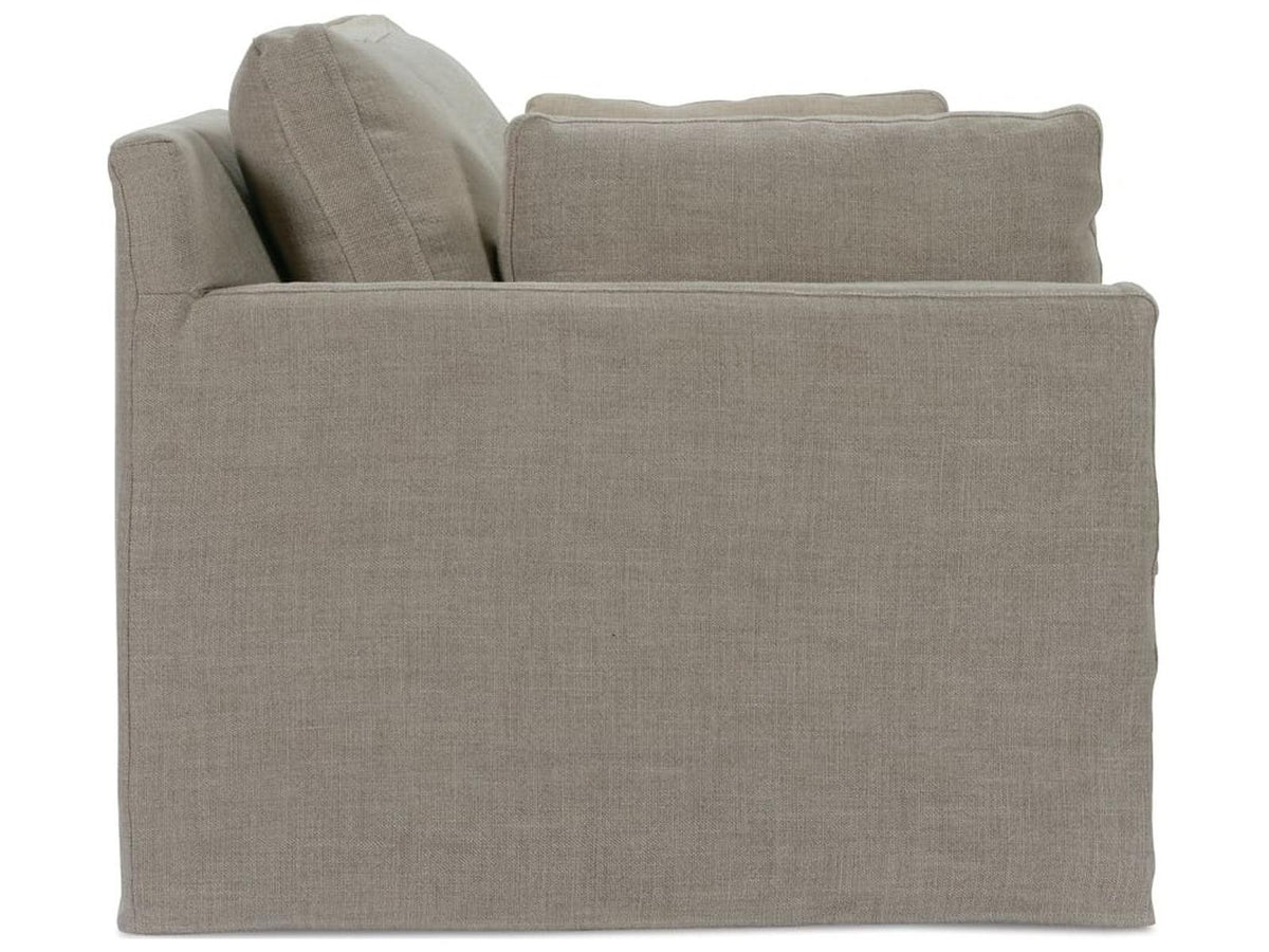 Sylvie 4-Seat Upholstered Bench Cushion Sofa in Gray