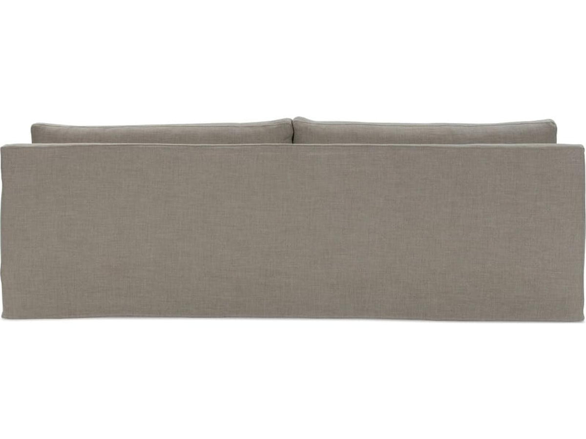 Sylvie 4-Seat Upholstered Bench Cushion Sofa in Gray