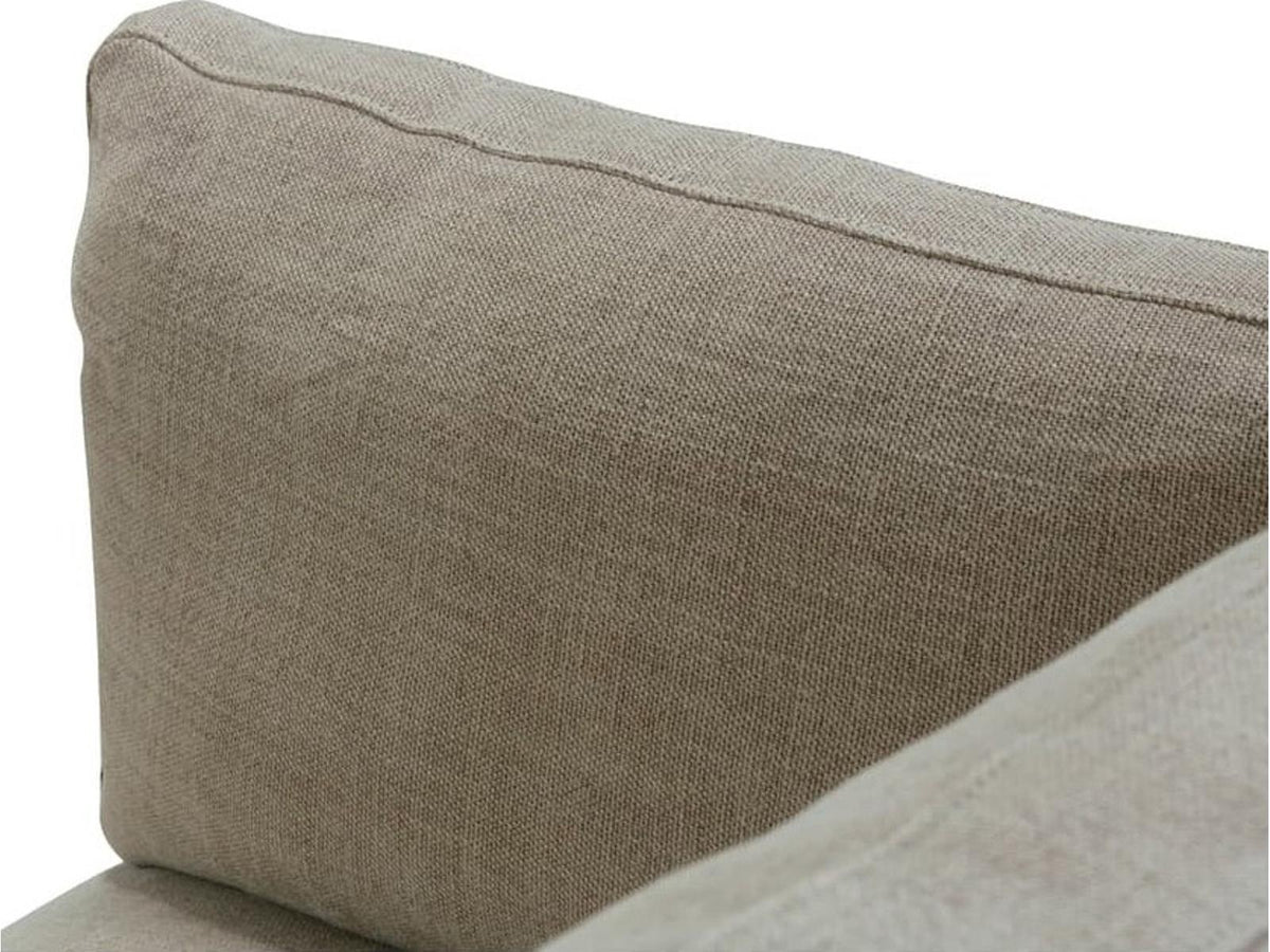 Sylvie 4-Seat Upholstered Bench Cushion Sofa in Gray