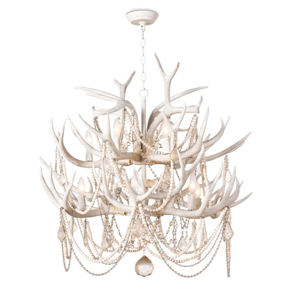 Regina Andrew Cheyanne Antler 33 Inch 12 Light Chandelier Cp433332