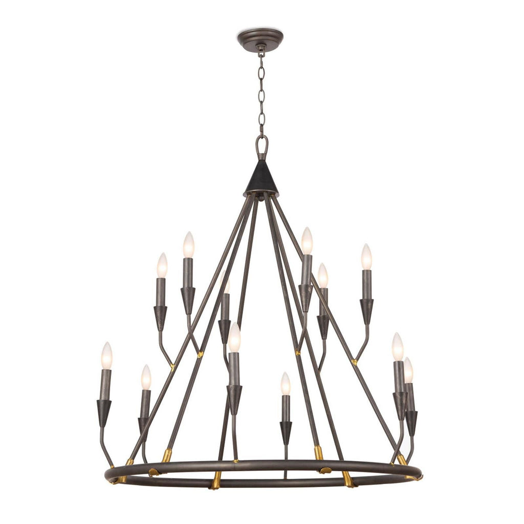 Regina Andrew Coastal Living Sierra 35 Inch 12 Light Chandelier Cp433338