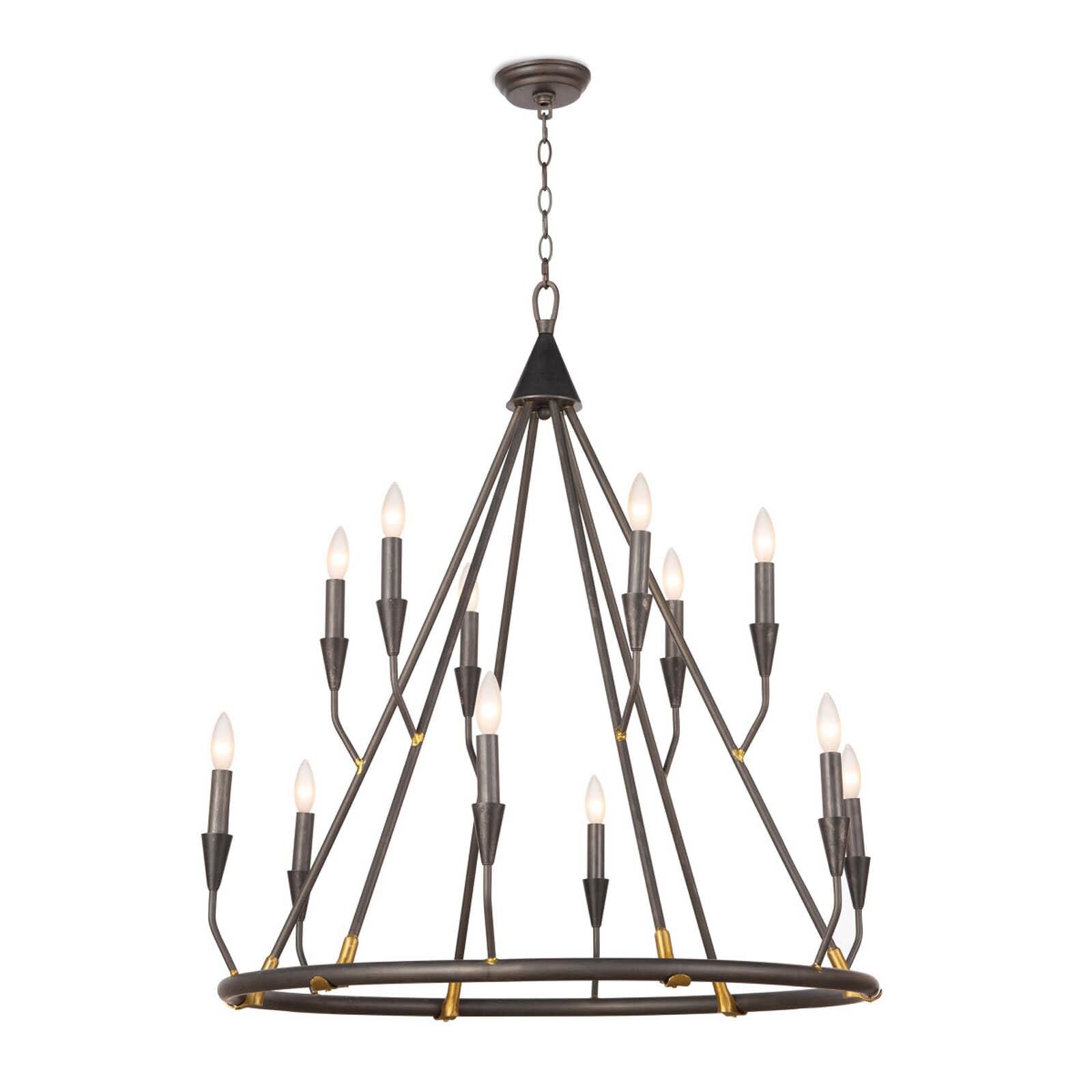 Regina Andrew Coastal Living Sierra 35 Inch 12 Light Chandelier Cp433338