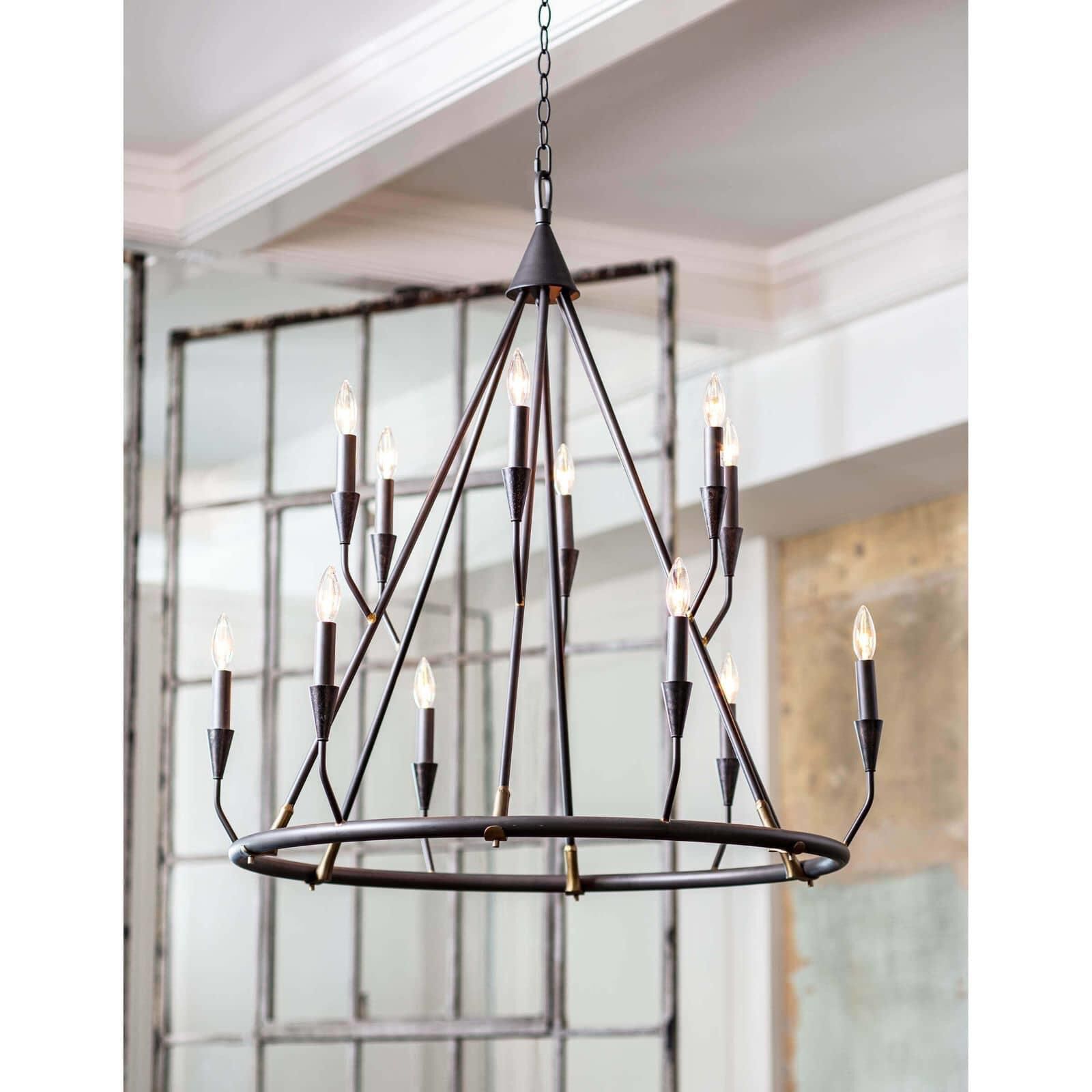 Regina Andrew Coastal Living Sierra 35 Inch 12 Light Chandelier Cp433338