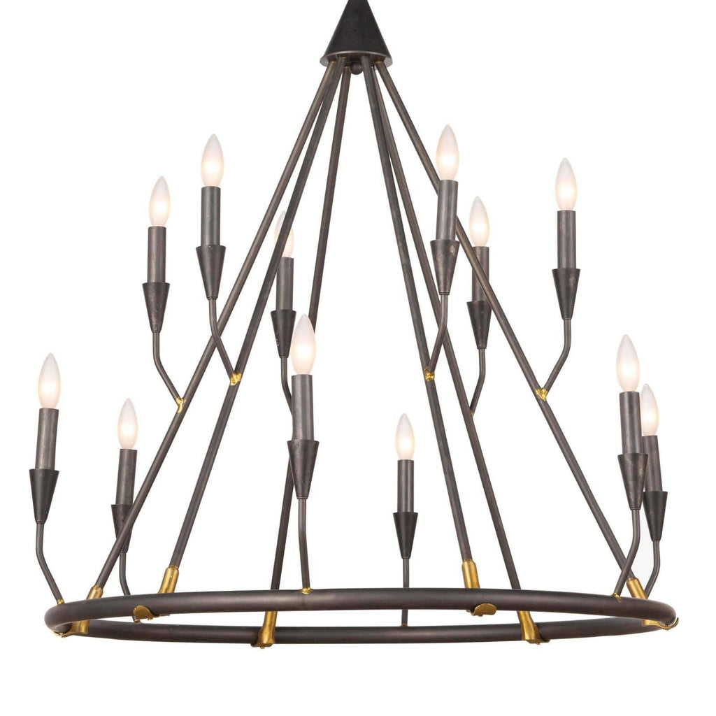 Regina Andrew Coastal Living Sierra 35 Inch 12 Light Chandelier Cp433338