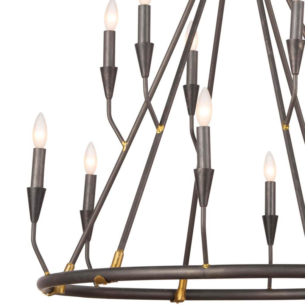 Regina Andrew Coastal Living Sierra 35 Inch 12 Light Chandelier Cp433338