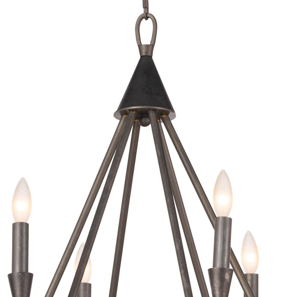 Regina Andrew Coastal Living Sierra 35 Inch 12 Light Chandelier Cp433338