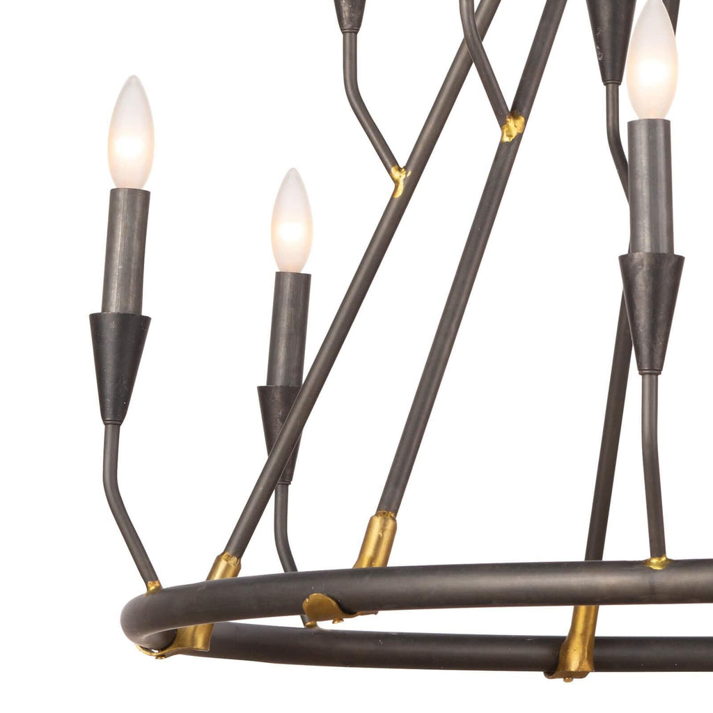 Regina Andrew Coastal Living Sierra 35 Inch 12 Light Chandelier Cp433338