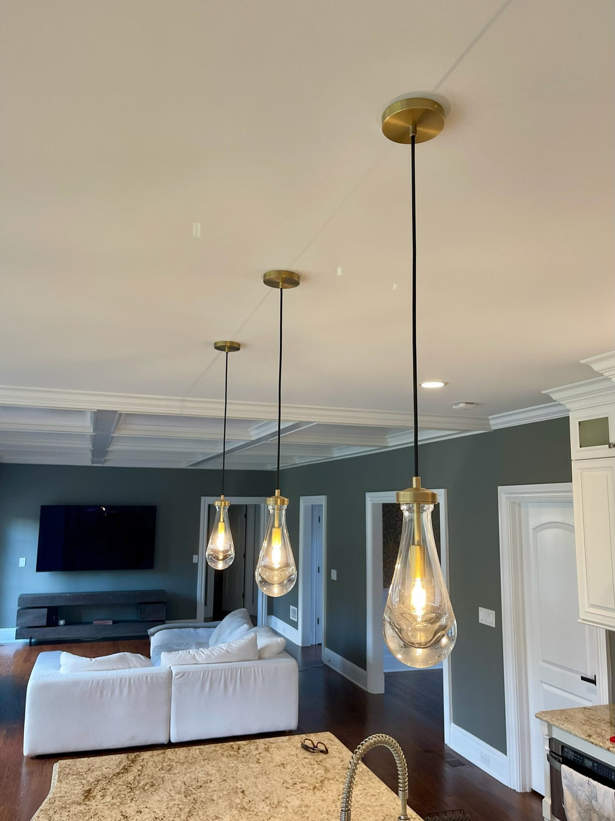 Raindrop Pendant light(Rod)