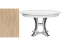 Tower Jupe Round Dining Table Bleached Oak with Expanding Mechanism
