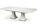 Gramercy Park Rectangular Extendable Dining Table in Working White Ash
