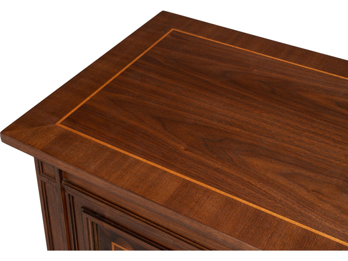 Beaufort 80-Inch Sideboard in Maple and Walnut
