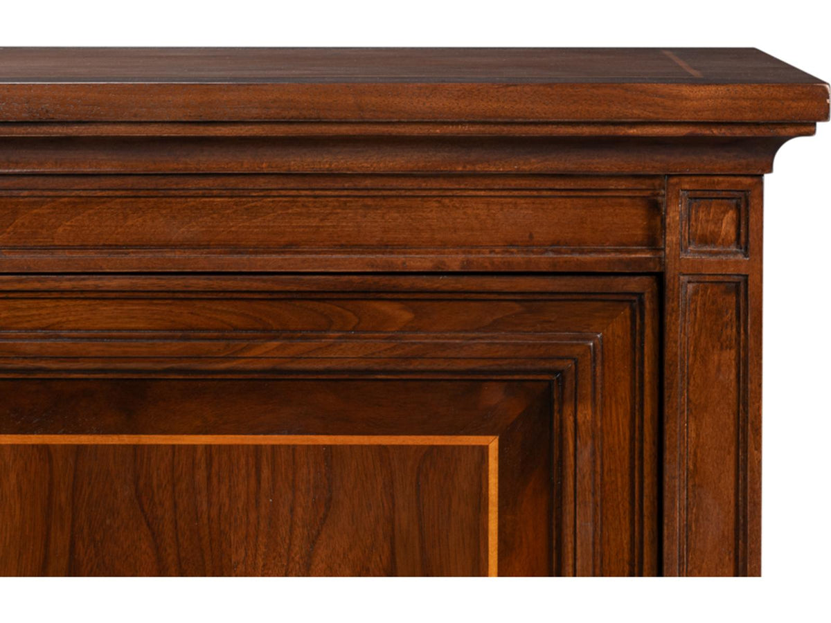 Beaufort 80-Inch Sideboard in Maple and Walnut