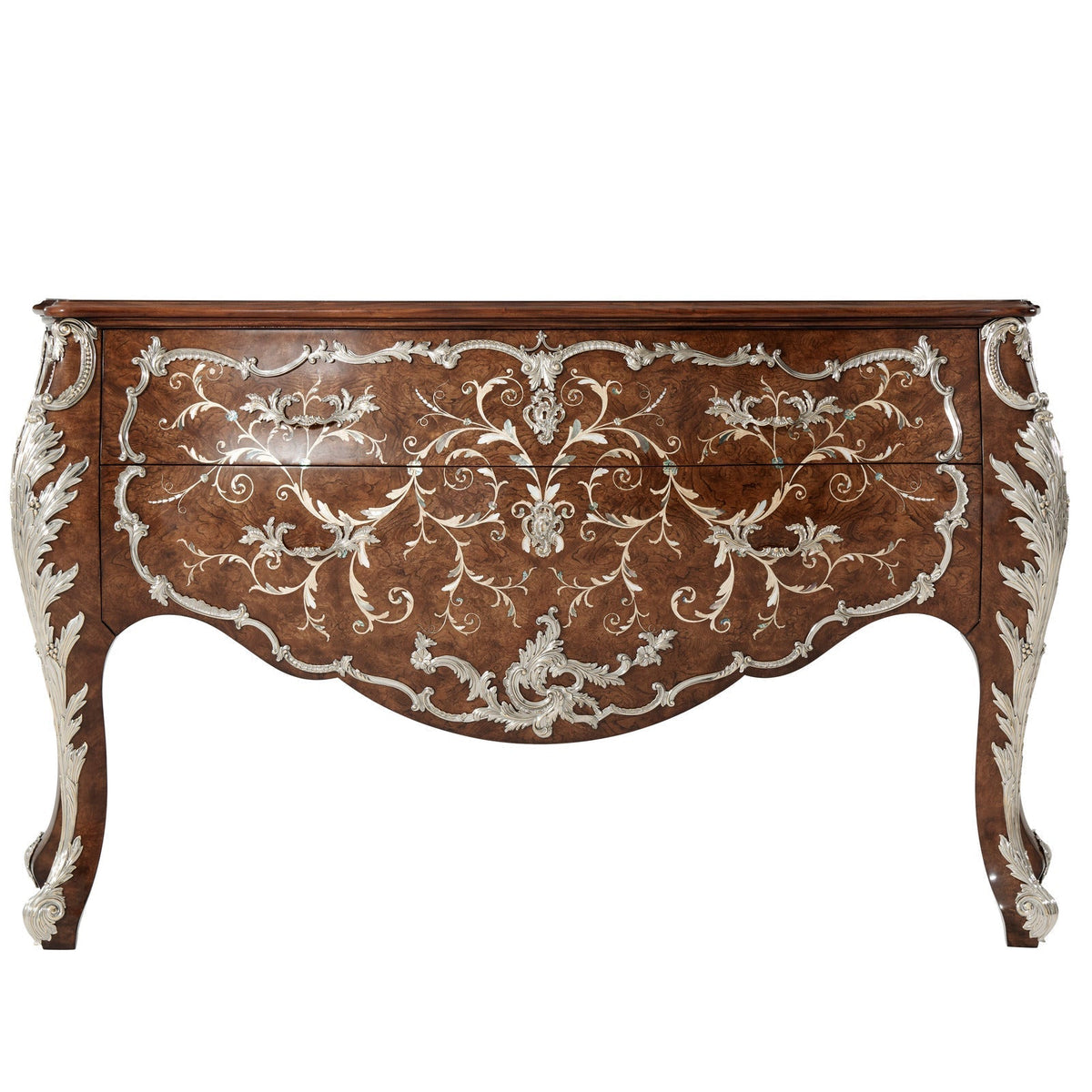 Theodore Alexander Laurent Bombe Commode Open Box Item