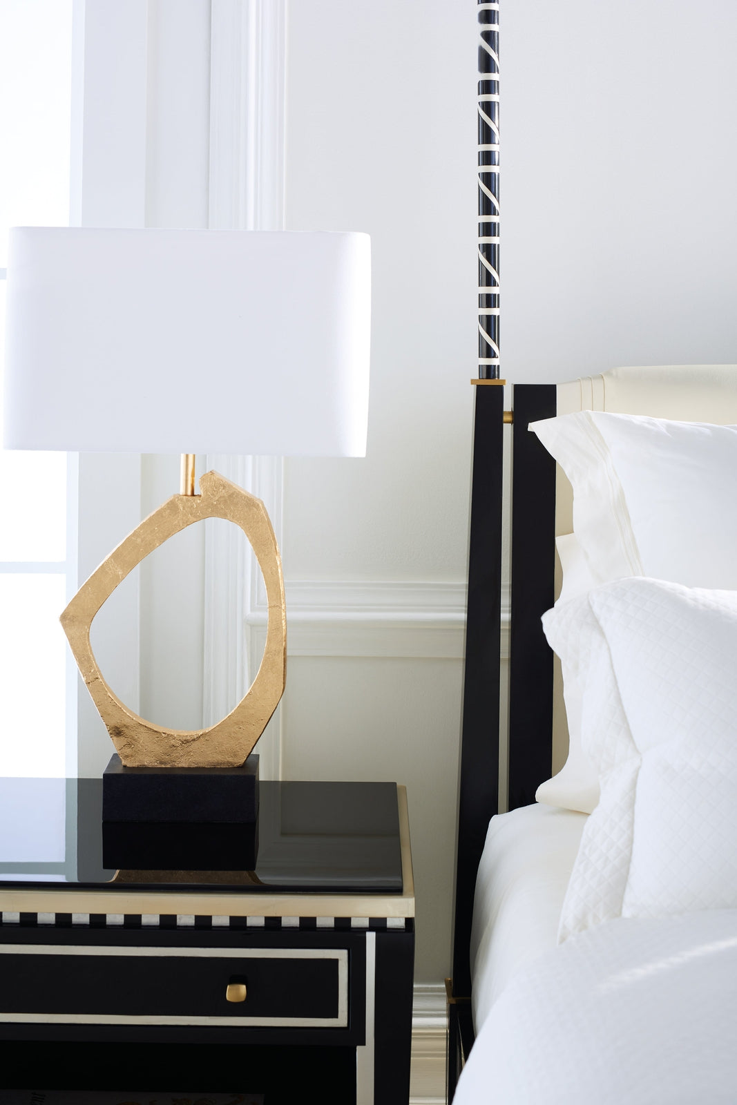 Caracole Promethean Couturier Canopy King Bed Clearance