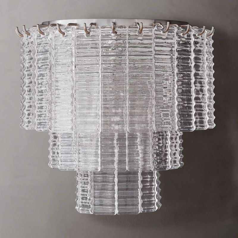 Sirene Clear/Smoke Glass Wall Sconce