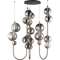 Studio M Dreamer 59" Wide LED Abstract Multi Light Pendant