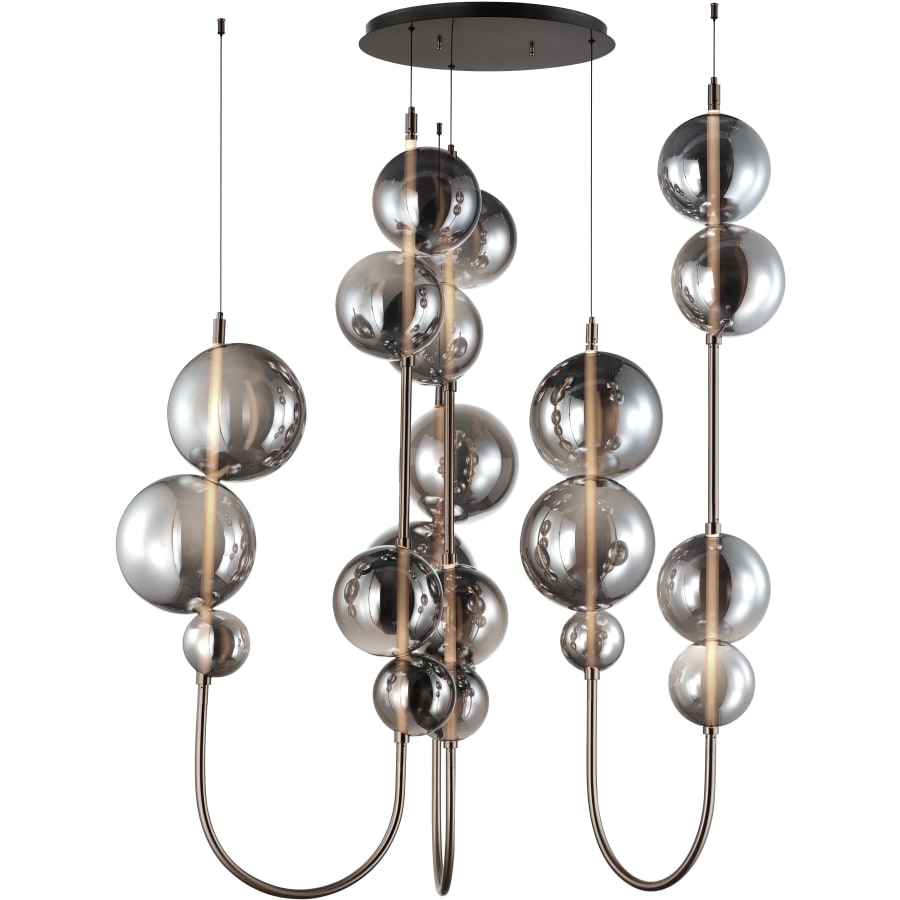 Studio M Dreamer 59" Wide LED Abstract Multi Light Pendant