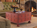 Newbury Square Coffee Table in Mahogany