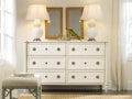 La Rochelle Double Dresser with Antique Brass Hardware