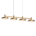 Sonneman Systema Staccato 43 Inch 4 Light Led Linear Suspension Light Cp764389