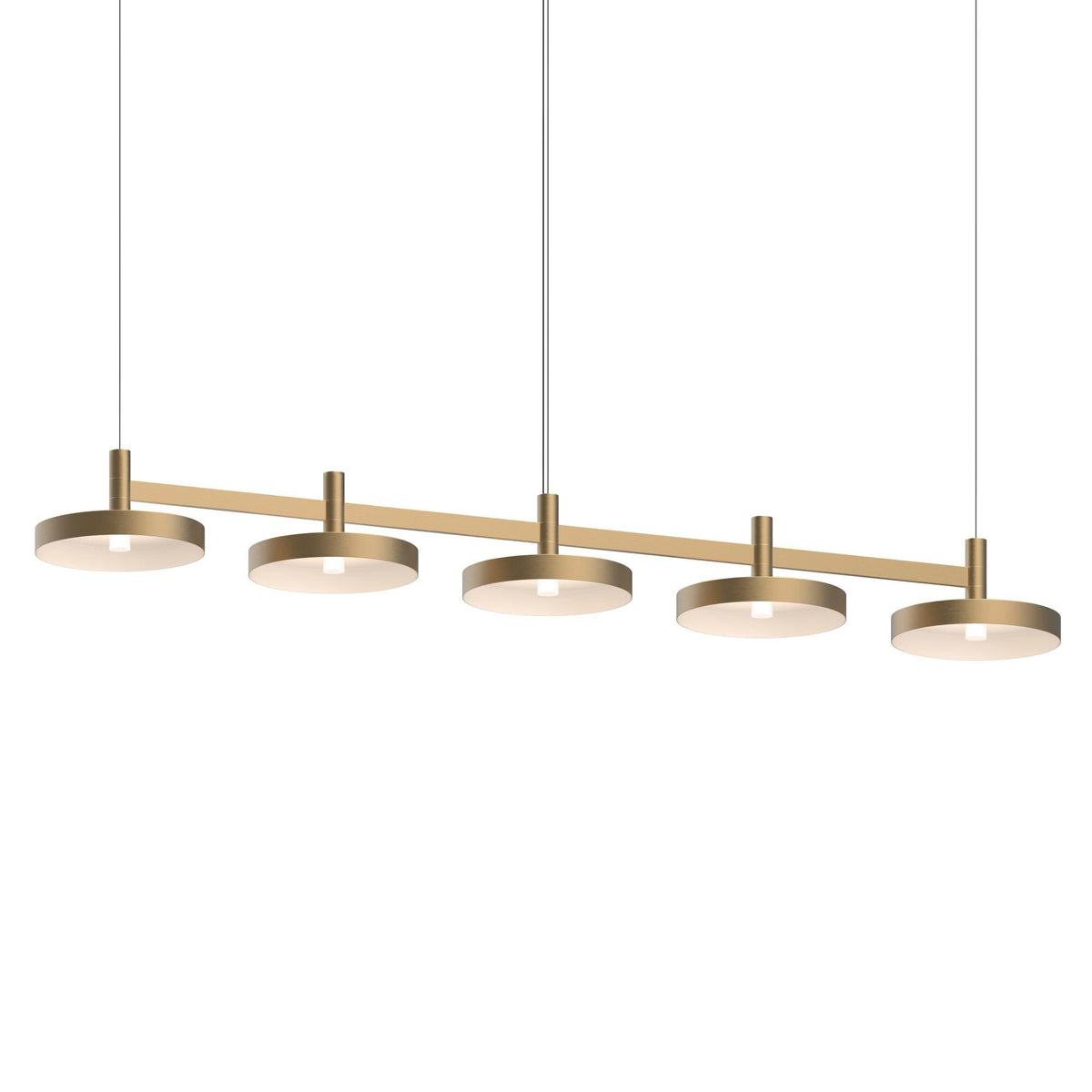 Sonneman Systema Staccato 57 Inch 5 Light Led Linear Suspension Light Cp764392