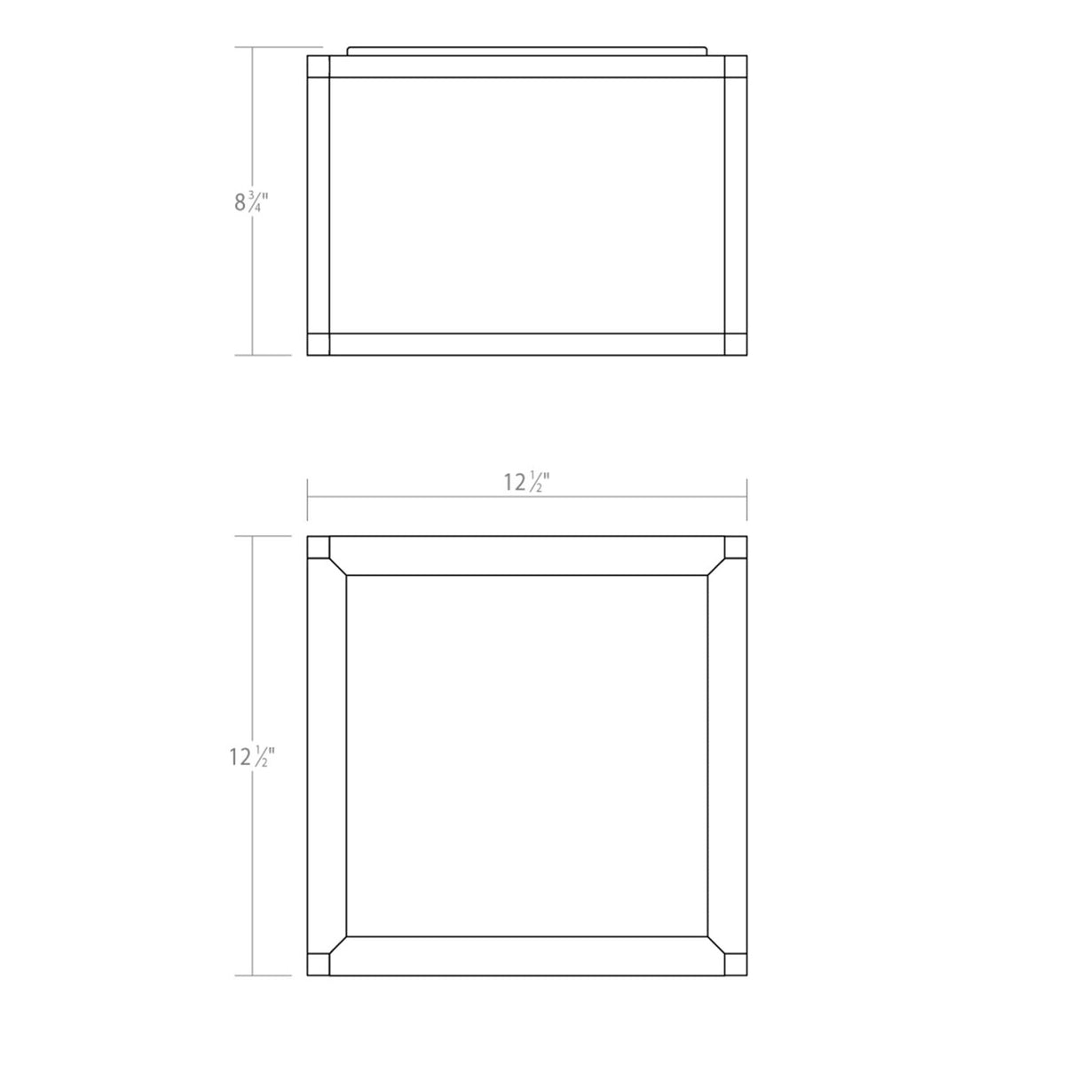 Sonneman Sonneman Cubix 12 Inch 1 Light Led Flush Mount Cp516203