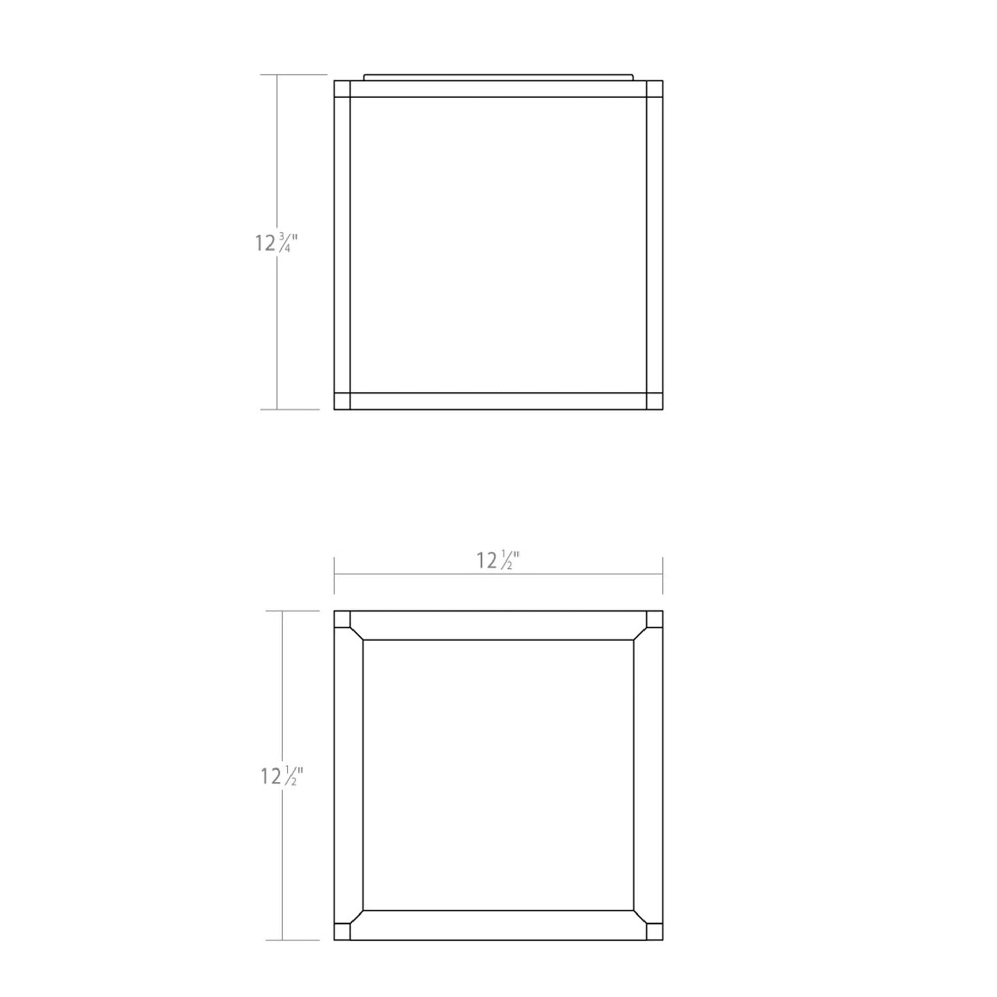 Sonneman Sonneman Cubix 12 Inch 1 Light Led Flush Mount Cp516205