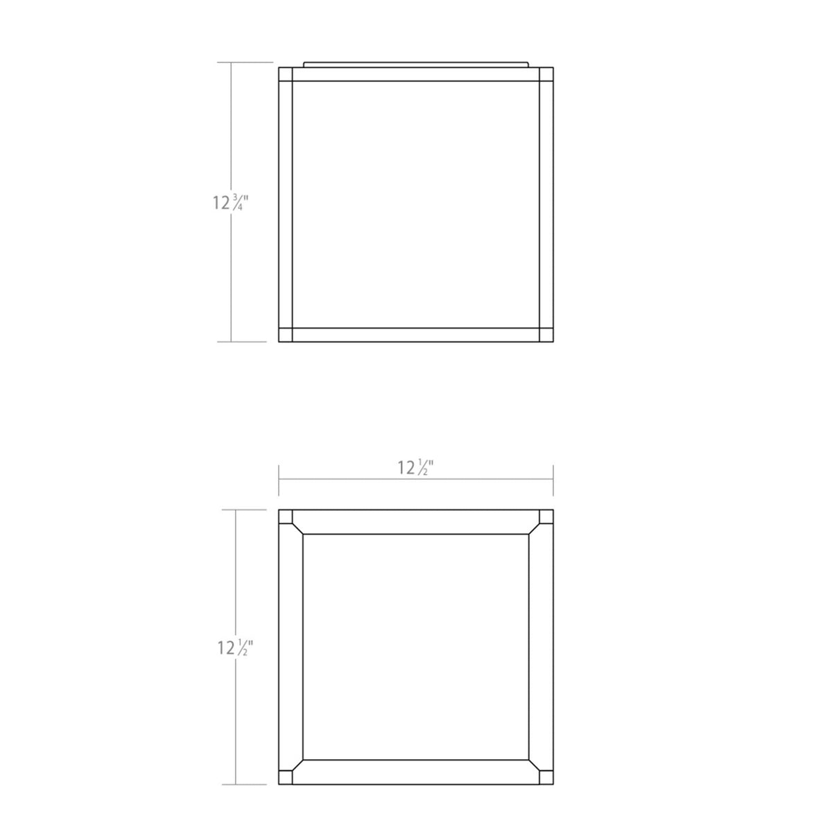 Sonneman Sonneman Cubix 12 Inch 1 Light Led Flush Mount Cp516205