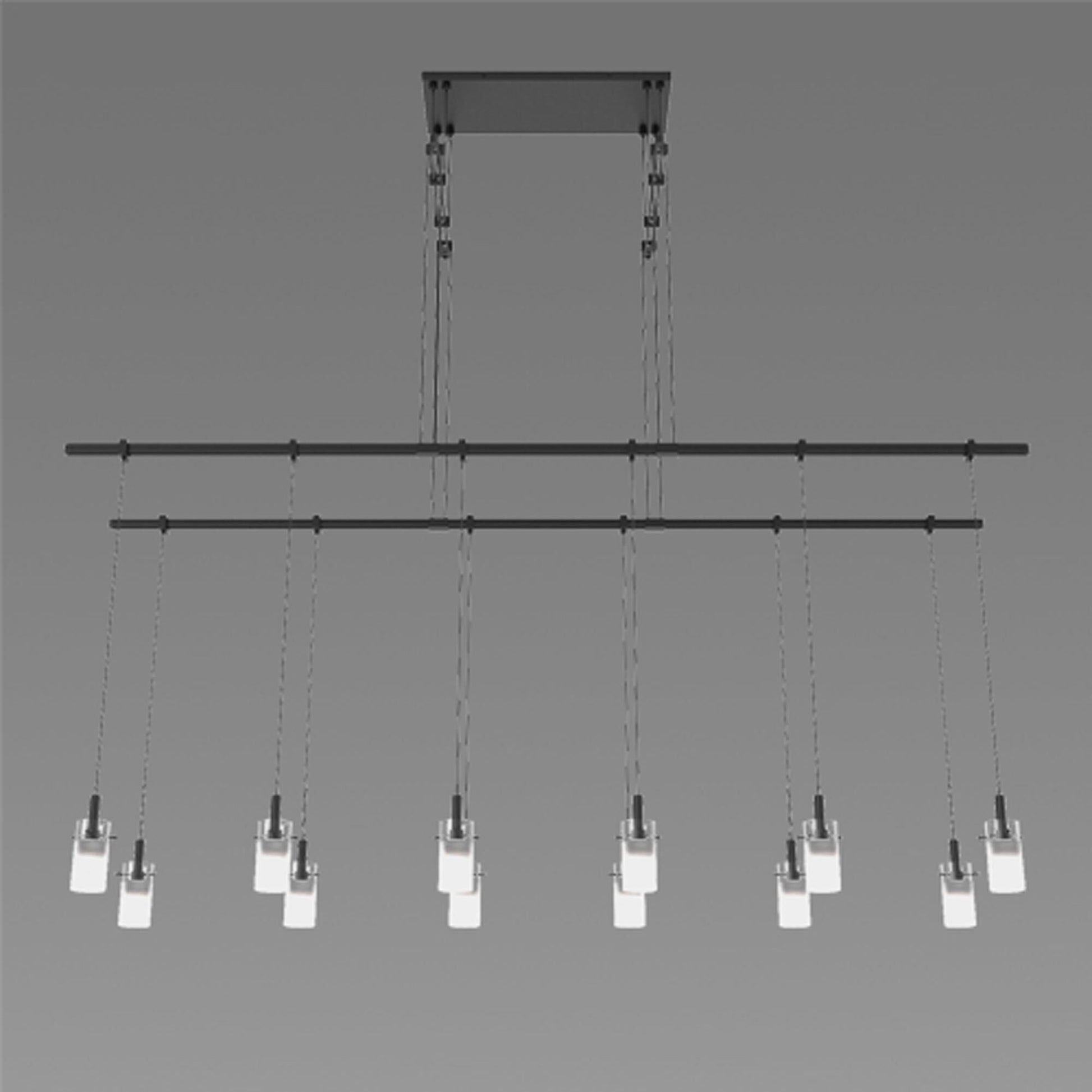 Sonneman Robert Sonneman Suspenders 48 Inch 12 Light Led Linear Suspension Light Cp441111
