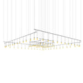 Sonneman Robert Sonneman Suspenders 220 Inch 90 Light Led Linear Suspension Light Cp441105