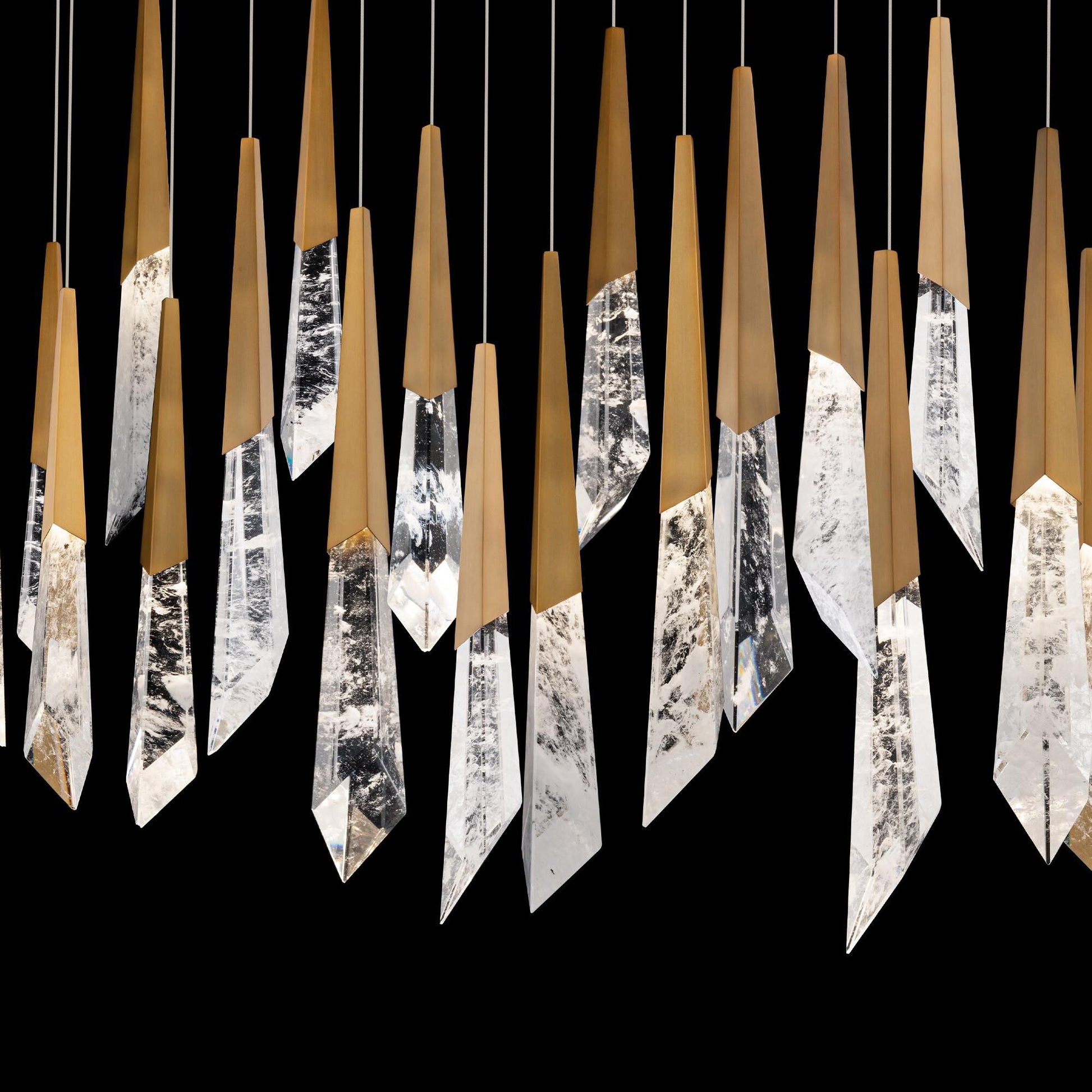 Schonbek Beyond Solitude 23 Light Linear Suspension Light Cp817128