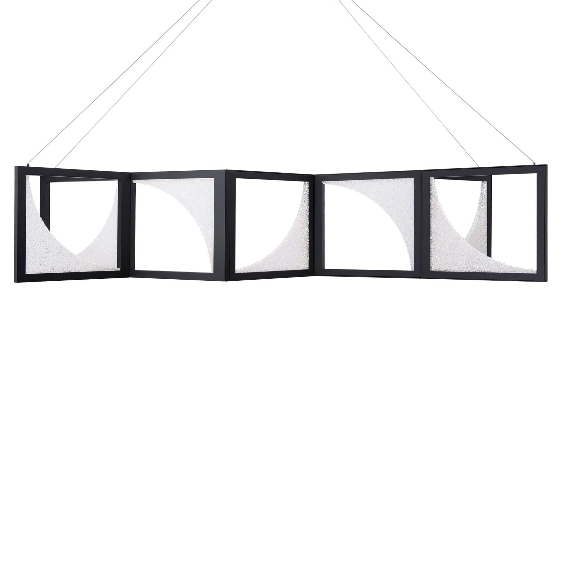 Schonbek Beyond Luna 61 Inch 7 Light Led Linear Suspension Light Cp748958