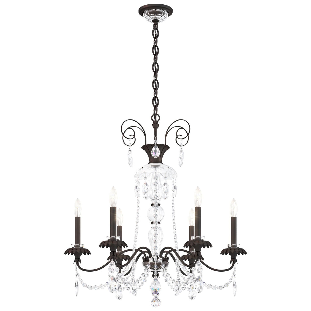 Schonbek Helenia 28 Inch 6 Light Chandelier Cp483506