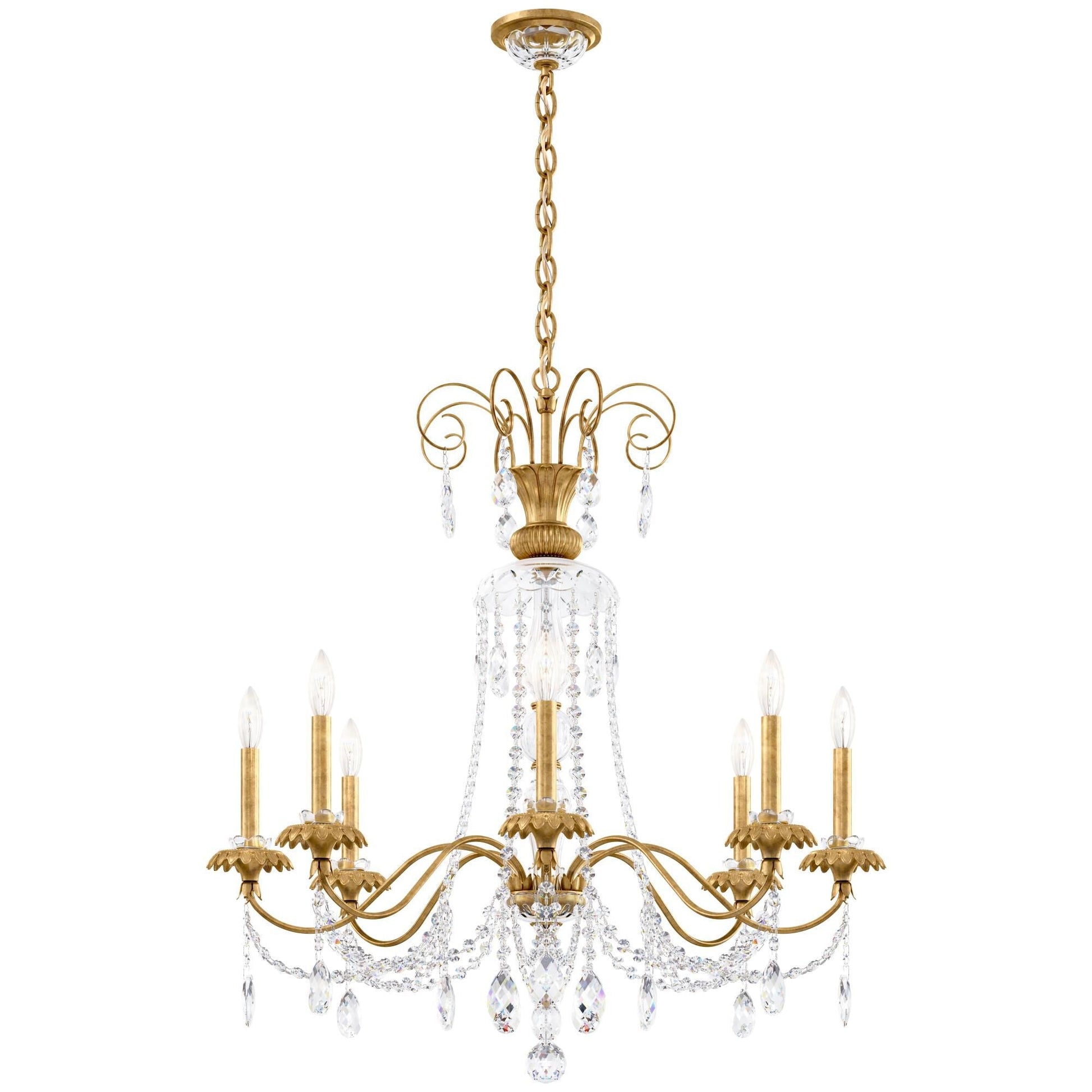 Schonbek Helenia 31 Inch 8 Light Chandelier Cp483510