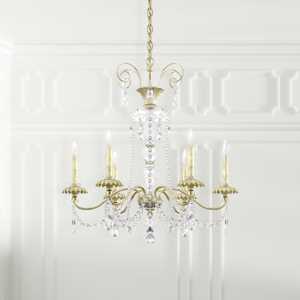 Schonbek Helenia 28 Inch 6 Light Chandelier Cp483506