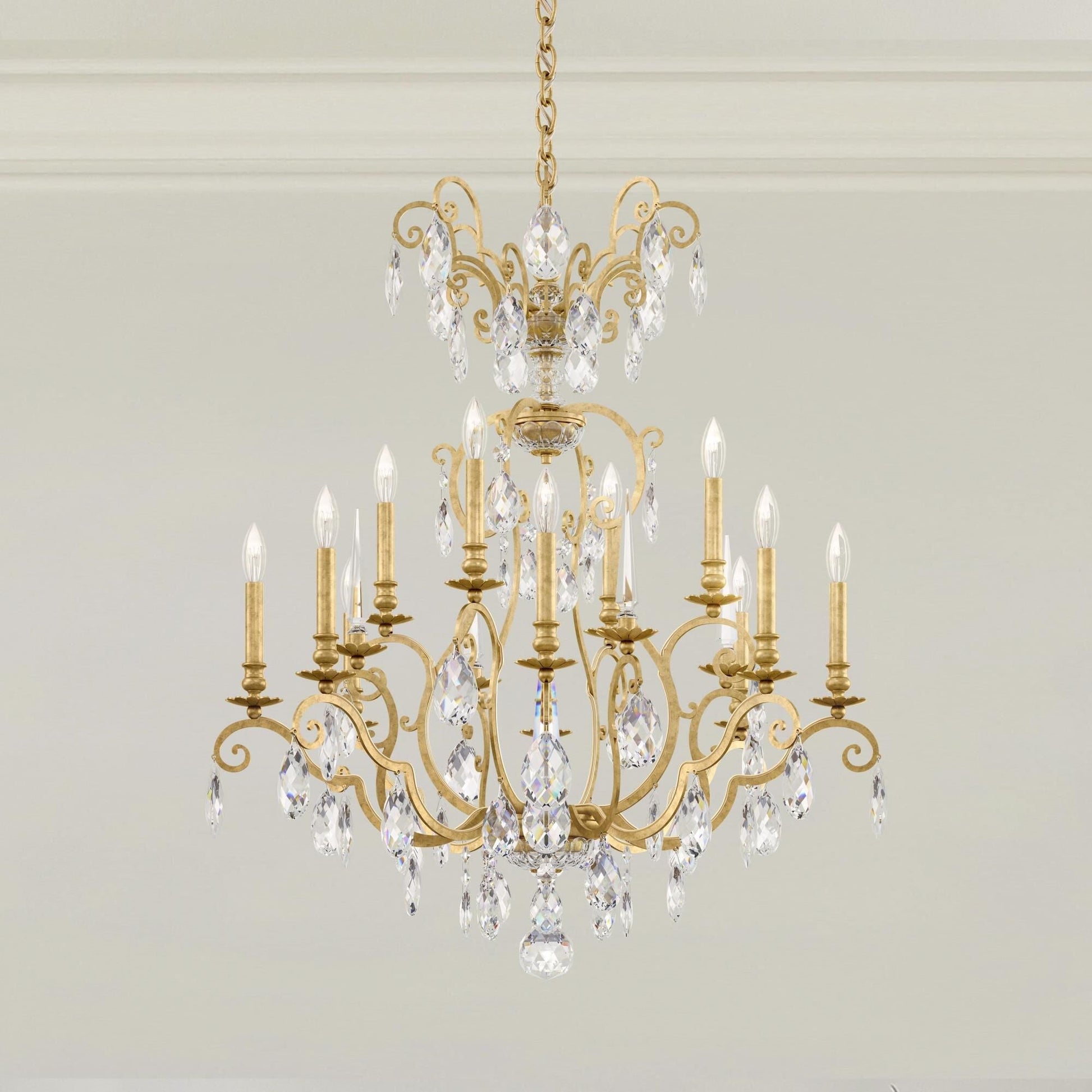 Schonbek Nouveau 32 Inch 12 Light Chandelier Cp484630