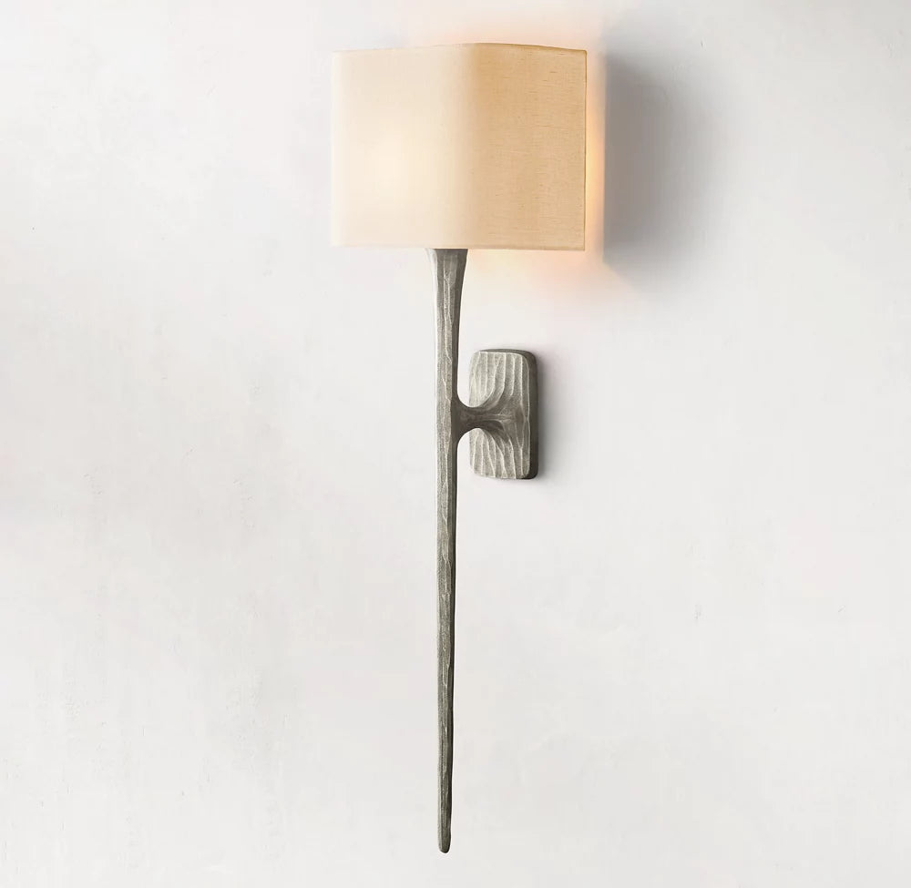 Thaddeus Sconce Grand Shaded Sconce Modern Wall Lamp