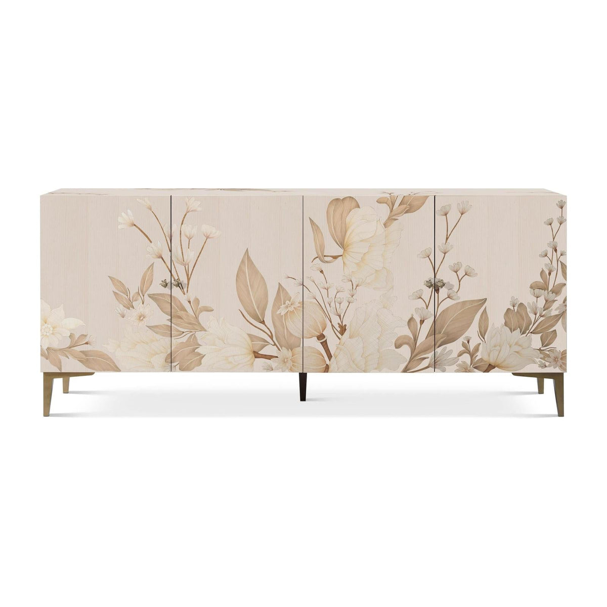 Theodore Alexander TA Artistry Bouquet 4-Door Sideboard