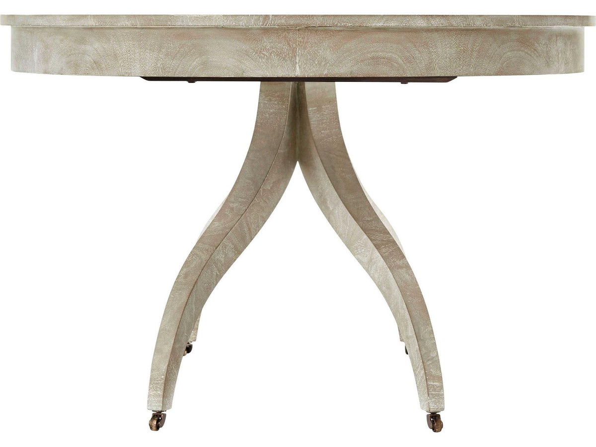 Oval Wood Geo Coast Dining Table