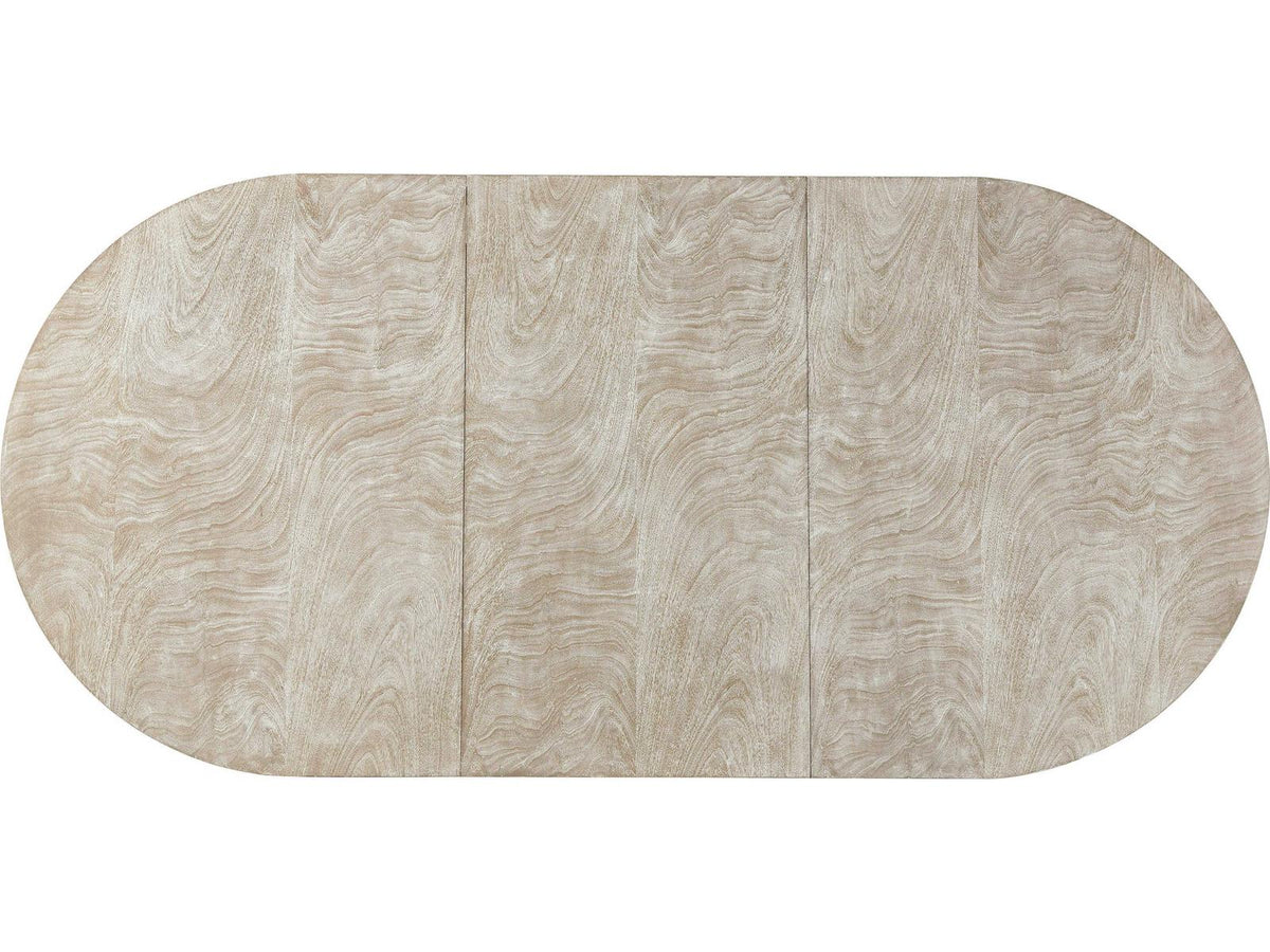 Oval Wood Geo Coast Dining Table