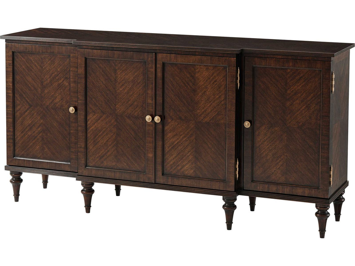 Mandel Sideboard with Feathered Paldao Veneer and le Brun Finish