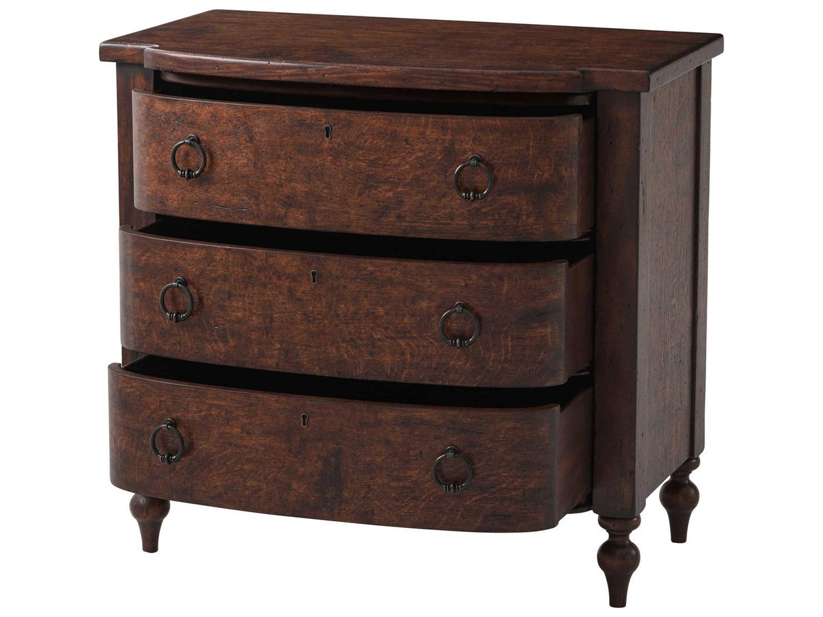 Naseby Nightstand Althorp Victory Oak with Bellied Drawers