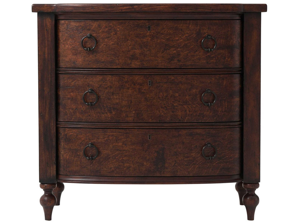 Naseby Nightstand Althorp Victory Oak with Bellied Drawers