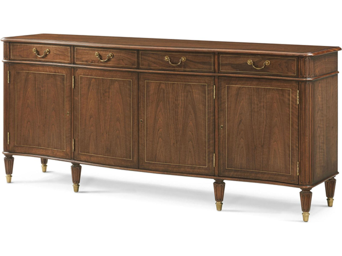 Tilbury Sideboard Althorp Living History Figured Walnut Brass Details