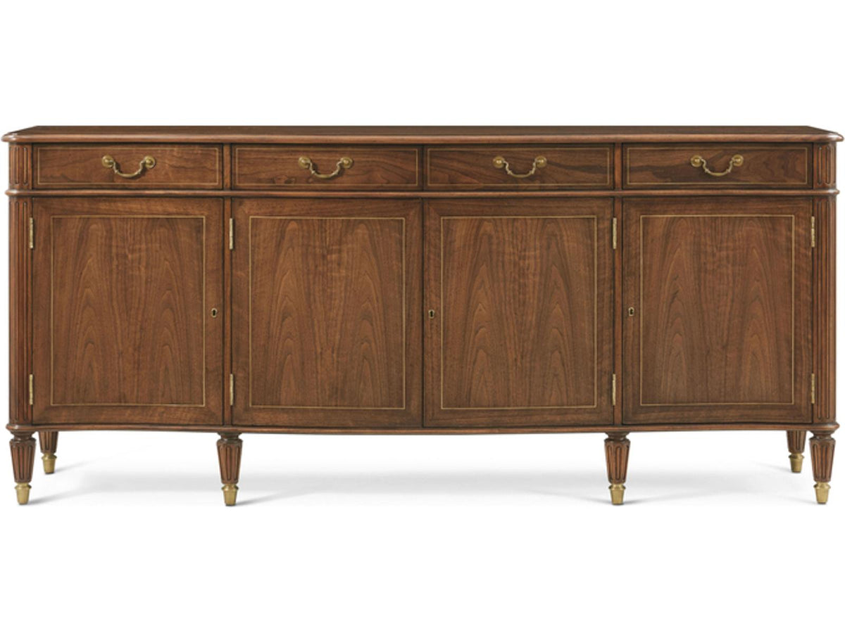 Tilbury Sideboard Althorp Living History Figured Walnut Brass Details