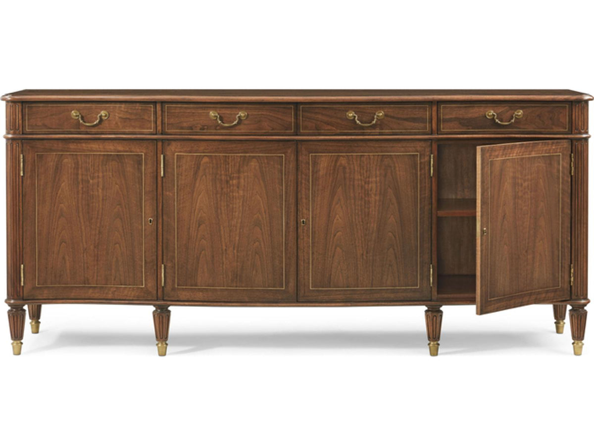 Tilbury Sideboard Althorp Living History Figured Walnut Brass Details