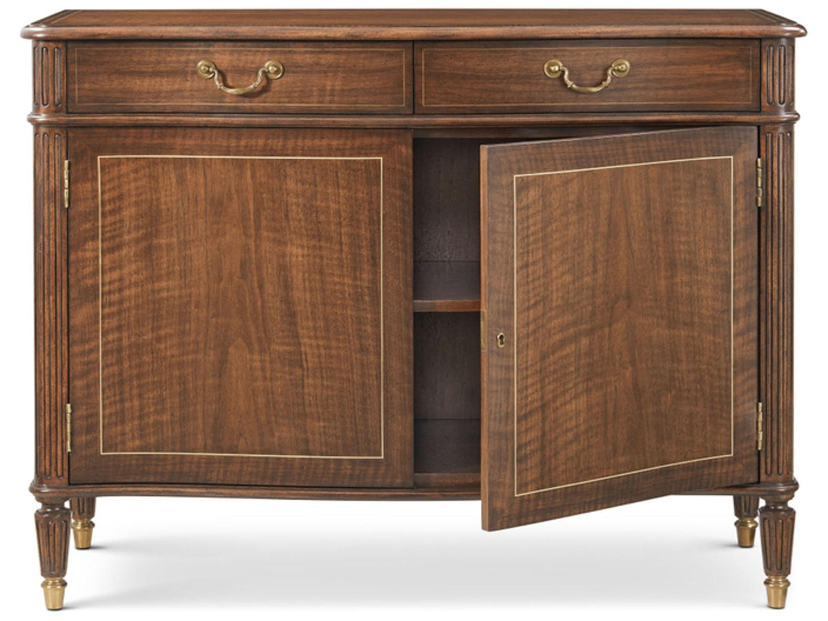 Althorp Living History 4-Drawers Brown Cherry Wood Double Dresser