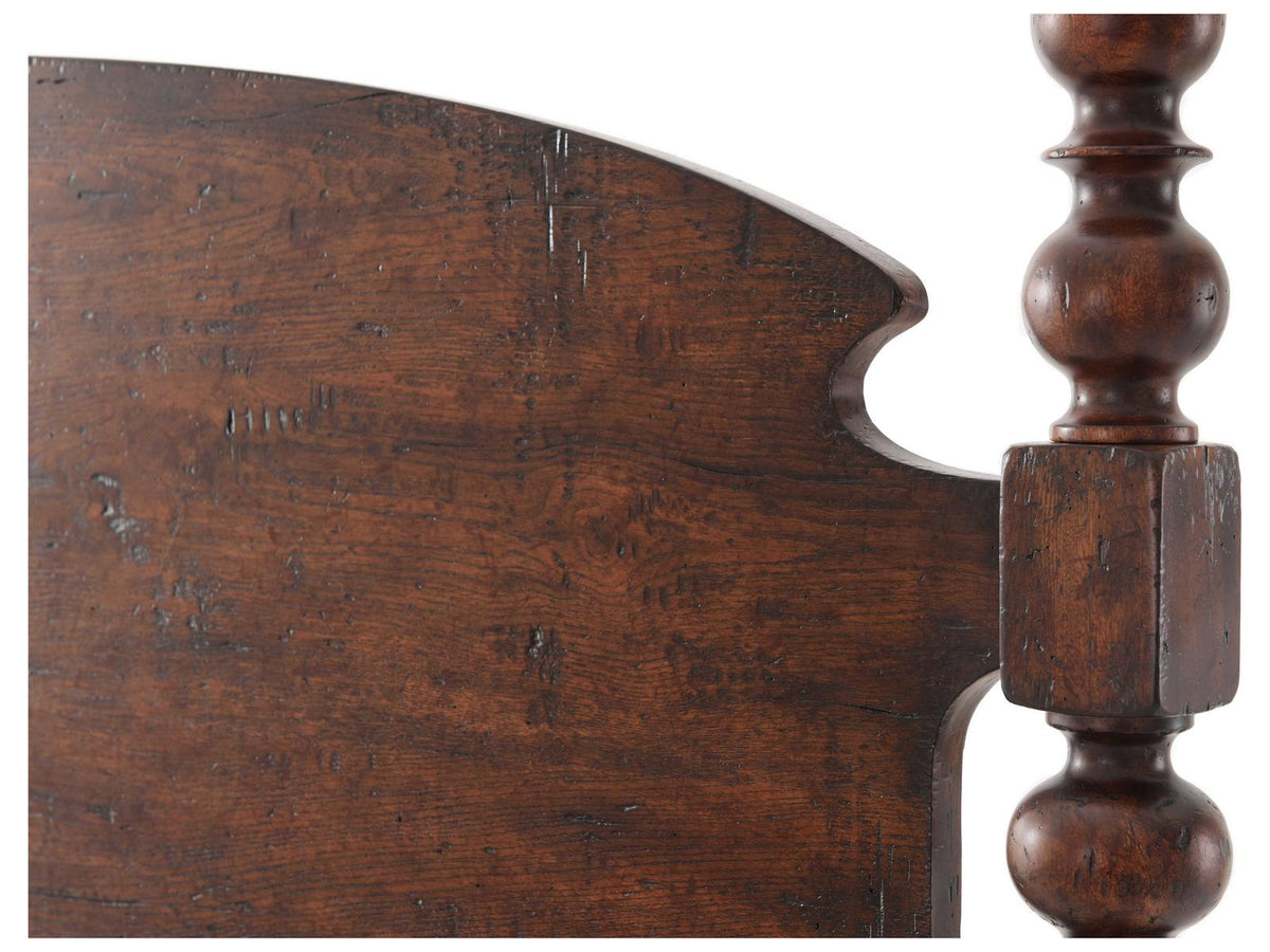 Naseby Althorp Victory Oak King Tester Bed with Arched Headboard