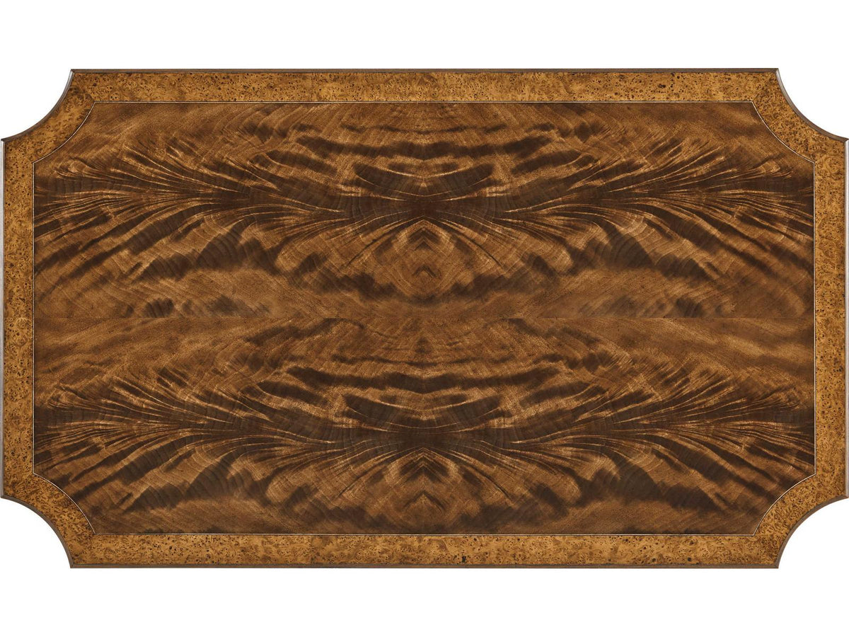 Sloane Rectangular Coffee Table in Edwardian Brown with Okoume Veneer