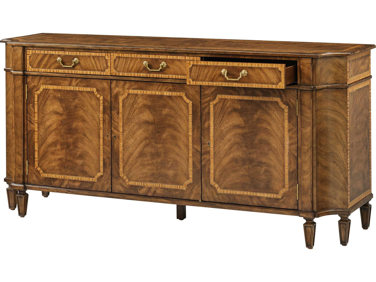 Sloane Three-Door Buffet in Edwardian Brown